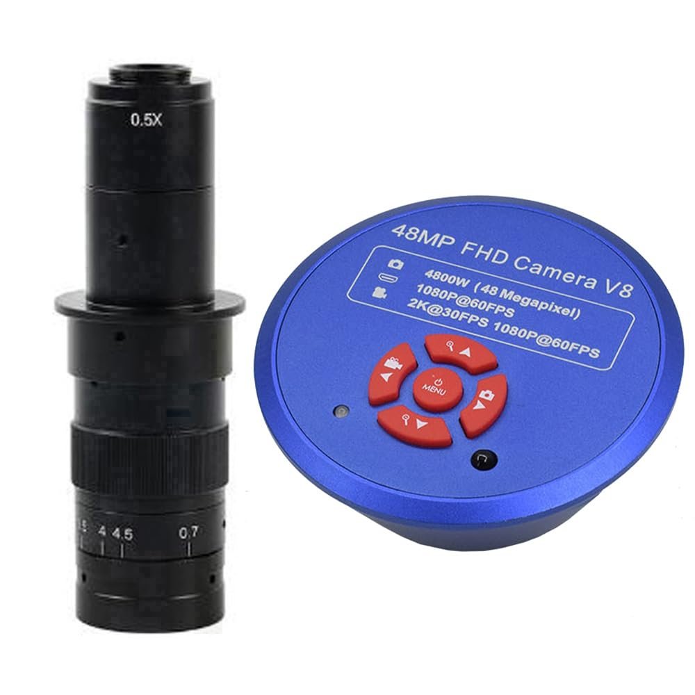 1080P HDMI USB High Definition Microscope Camera Digital Microscope & 180X C-Mount Lens