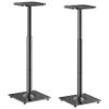 ELIVED Universal Speaker Stands Height Adjustable 28"-37.4", Bookshelf Speaker Stand Pair for Satellite Studio Large Speakers Up to 22 lbs, Surround Sound Speaker Stand with Cable Management, Black view 1