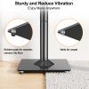 ELIVED Universal Speaker Stands Height Adjustable 28"-37.4", Bookshelf Speaker Stand Pair for Satellite Studio Large Speakers Up to 22 lbs, Surround Sound Speaker Stand with Cable Management, Black view 4