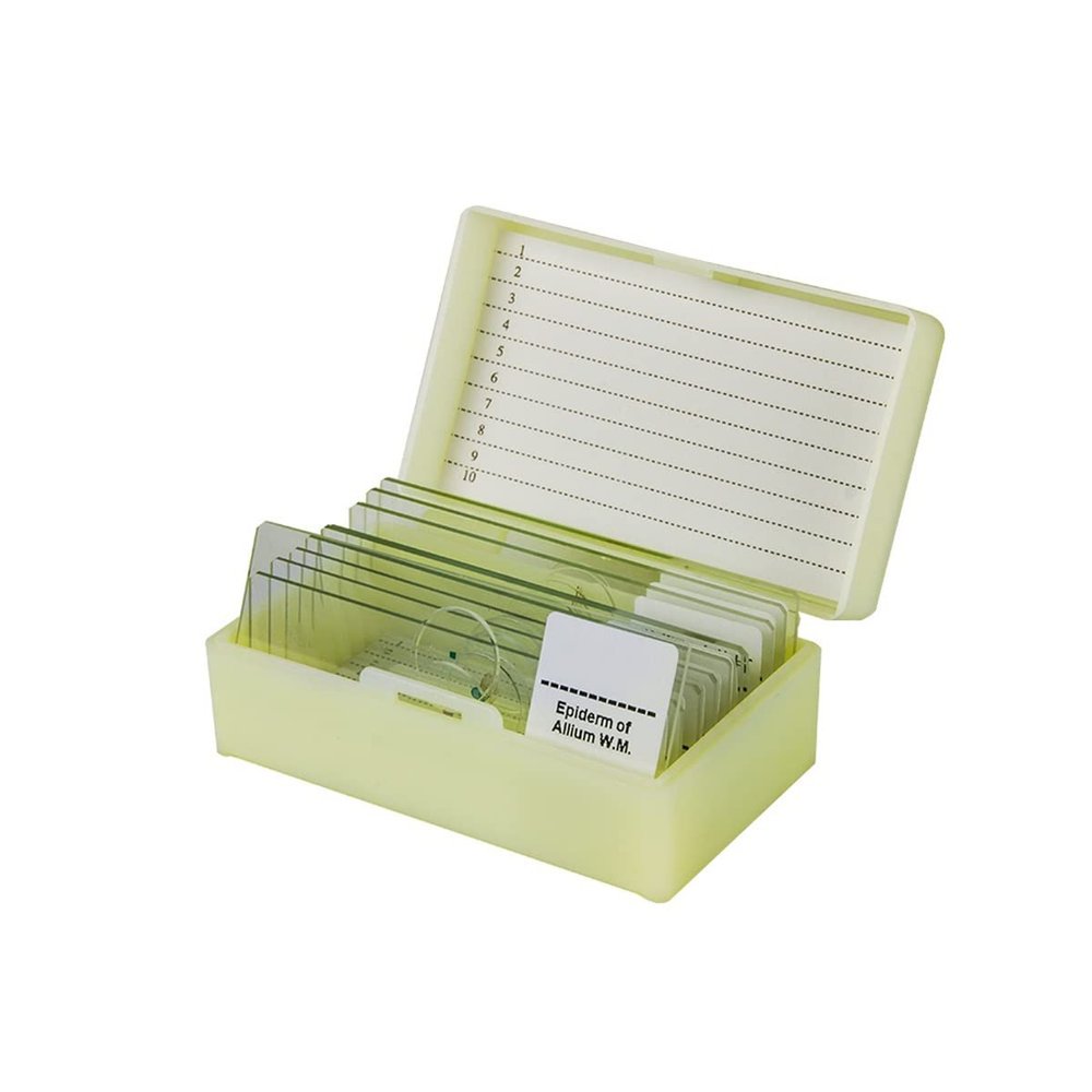 Joebo Microscope Kit 10PCS Professional Glass Slice Prepared Microscope Slides Microscope Lens Adapters