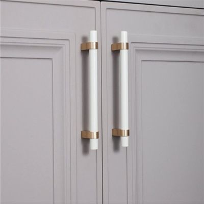 LEIXIUSM Cabinet Long Handles Furniture Drawer Pulls Drawer T Bar Kitchen Pulls Pink Handle Hardware 1Pcs (Color : Wood-Qianhui-320mm)