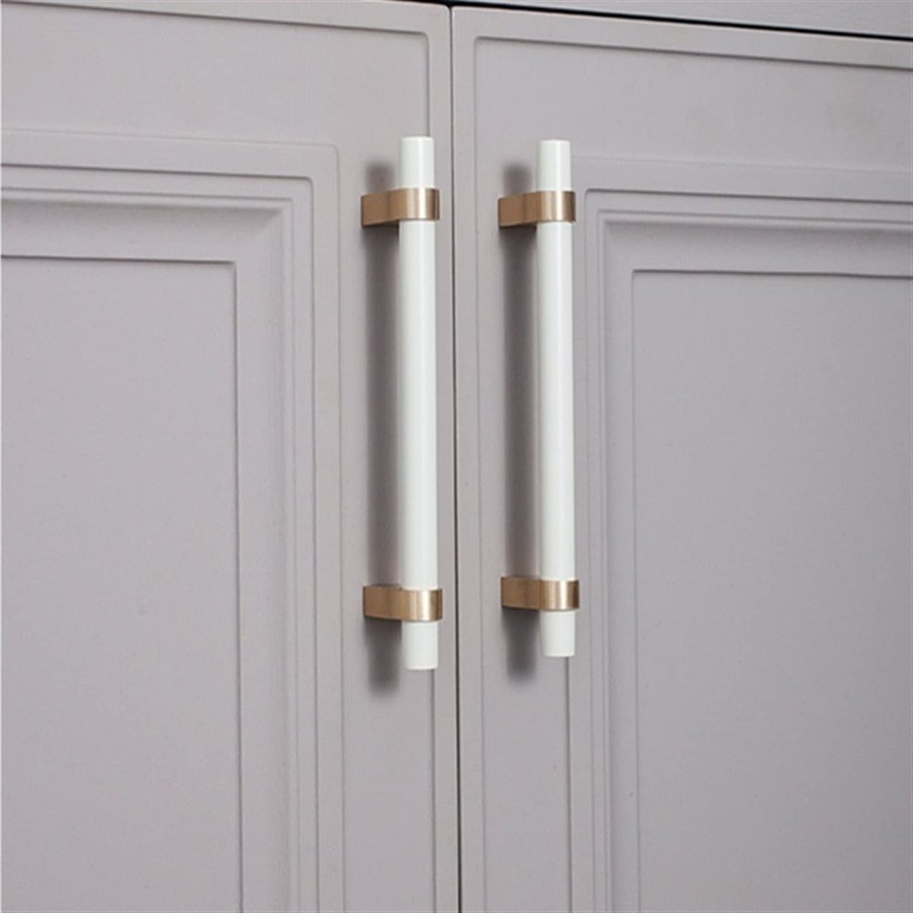 LEIXIUSM Cabinet Long Handles Furniture Drawer Pulls Drawer T Bar Kitchen Pulls Pink Handle Hardware 1Pcs (Color : Wood-Qianhui-320mm)