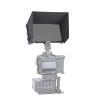 Nitze LH7P / LH7H Cage with NATO Rail Design n PU Leather Sunhood for PortKeys LH7P LH7H Camera Monitor, Black view 1