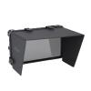 Nitze LH7P / LH7H Cage with NATO Rail Design n PU Leather Sunhood for PortKeys LH7P LH7H Camera Monitor, Black view 2