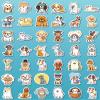 100 Pcs Cat and Dog Stickers for Kids, Cute Stickers for Water Bottle Laptop Scrapbook, Waterproof Cat Dog Mixed Sticker Pack for Girls Boys Women Men view 4