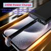 NFHK 240W Type-C USB-C Male to Male USB4 40Gbps 100W 8K Flat Slim FPC Data Opposite U Shape Back Angled Cable for Laptop Phone 13cm view 3