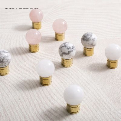 LEIXIUSM Brass Kitchen Drawer Handles Round Cabinet Bookcase Handles Bright Golden Drawer Pull Furniture Handware 1Pcs (Color : C-4743-Gold-Song)