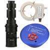 1080P HDMI USB High Definition Microscope Camera Digital Microscope & 500X C-Mount Lens Whit 56-LED Adjustable Ring Light view 1