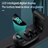 Portable BT Earbuds Compatible with T-Mobile Revvl 5G Noise Cancelling, LED Folding Tough ClamShell Display Case, Mic 8D Bass IPX4 Waterproof/Sweatproof with PowerBank for 24h Use (Black) view 4