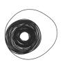 YINETTECH 50pcs Recorder Rubber Belt 35-190mm Mix Square Cassette Tape Machine Belt Repair Assorted Belt for Recorder Walkman Repeater DVD Drive view 1