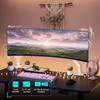 ARES WING Ultrawide Monitor Arms White with USB A/C, Heavy Duty Monitor Arm for 17 to 49 inch Screen, Holds 44 lbs, Adjustable Gas Spring Desk Mount with Clamp and Grommet Base view 2