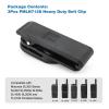 3PC PMLN7128A PMLN7128 Heavy Duty Swivel Belt Clip Compatible for Motorola SL300 Series SL300 SL3500e SL500e SL1600 SL2600 and TLK100 Portable Radios view 3
