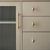 LEIXIUSM Brass Cabinet Handle Kitchen Cupboard Door Pulls Furniture Handle T Bar Cabinet Hardware Drawer Handles 1Pcs (Color : C-4942-224) view 4