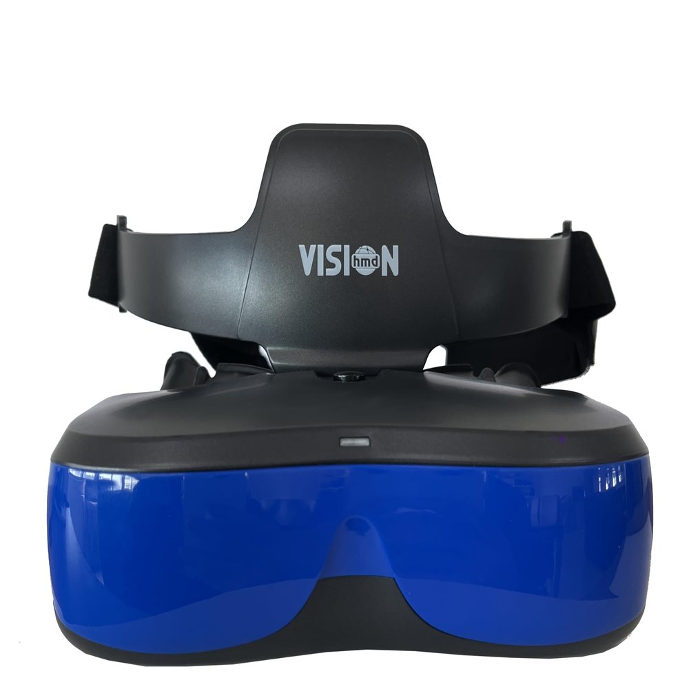 VISIONhmd Personal Movies Cinema,USB-C Input,Easy Connect to i-Phone17/16/15 / Pad/Android Phone, Plug and Play,no Need APP.Video Glasses,Goggles,Headset,Head-Mounted Display (Bigeyes H1 USB-C)