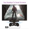 VISIONhmd Personal Movies Cinema,USB-C Input,Easy Connect to i-Phone17/16/15 / Pad/Android Phone, Plug and Play,no Need APP.Video Glasses,Goggles,Headset,Head-Mounted Display (Bigeyes H1 USB-C) view 3