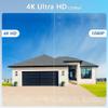 2-Way Audio & 130 Ultra Wide-Angle 4K 8MP Outdoor Wired Security Camera System, Wired Home Security Camera System, Home Surveillance DVR Kits view 2