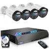 130 Ultra Wide-Angle & 90 Days Storage Outdoor Wired Security Camera System, Wired Home Security Camera System, Home Video Surveillance System view 1