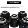 XPIMAGE Modify Adapter Kit Compatible with Zeiss CP3 Cinema Lens to PL Mount view 3