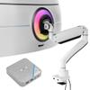 AVLT Single Monitor Arm and USB C Speakerphone Hub view 1