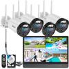 All-in-One Security System 5MP Outdoor Wireless Security Camera System, Home WiFi Video Security Cameras Systems, Surveillance DVR Kits view 1
