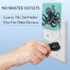 KikandKo Nautical Octopus Night Light for Kids LED Night Light Plug in Wall, Dusk to Dawn Sensor for Nursery Night Light, Children, Room Decor view 3