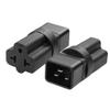 2 Pack NEMA 5/6-15/20R to IEC320 C20 Connector YACSEJAO 4-in-1 16Amp UPS Plug to 5-15R/5-20R/6-15R/6-20R AC Power Converter for PDUs and Network Equipment view 1