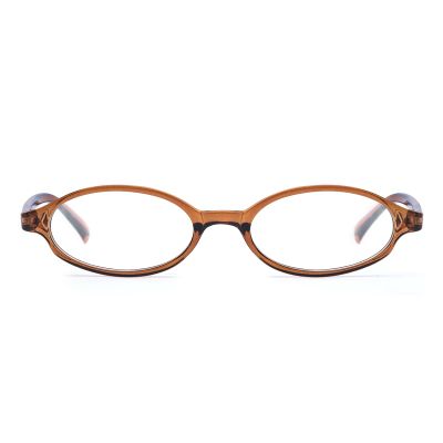IGnaef Retro Oval Fashion Glasses for Women Fake Clear Blue Light Blocking Glasses Y2K for Cosplay IF13140