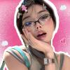 IGnaef Retro Oval Fashion Glasses for Women Fake Clear Blue Light Blocking Glasses Y2K for Cosplay IF13140 view 2