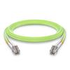 10Gtek Fiber Patch Cable -     10Gb/Gigabit Multi-Mode Jumper Duplex 50/125m LSZH Fiber Optic Cord for SFP Transceiver, Green, 30-Meter(98.4-ft) view 1