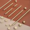 LEIXIUSM Brass D12mm Cabinet Handles Furniture Drawer Pulls Drawer T Bar Kitchen Pulls Furniture Handle Hardware 1Pcs (Color : C-0431-ping) view 1