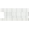10pcs LED Strips Fit for 60UJ6300 60UJ6050 60UJ6300-UA NC600DGE-AAFX3 60UJ6050-UA view 1