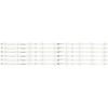 YUNPHUN Kit/6pcs TV LED Strips Fit for HISENSE 65A7300 65A7300FTUK 65AE7000F 65R61G 65H78G, 284896111461 view 1