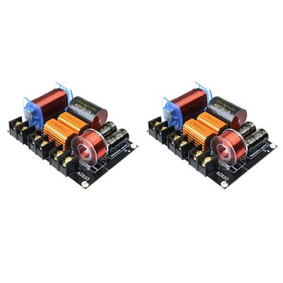 Viodmss 2X 250W Audio Frequency Divider Two Way HiFi Speaker Crossover Stage Performance High Power Frequency Divider