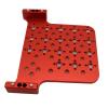 HangTon Camera Cheese Plate Side Mounting Extension Kit for ARRI Alexa Mini LF/Mini Rig with M6 3/8"-16 1/4"-20 Thread (Red) view 3