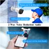 OOSSXX (5.0MP & 130 Ultra Wide-Angle) 2-Way Audio PIR Detection Dual Antennas Enhance WiFi Security Wireless Camera System Outdoor Wireless Security Camera, Home Surveillance Bullet Exterior Cameras view 2
