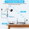 OOSSXX (5.0MP & 130 Ultra Wide-Angle) 2-Way Audio PIR Detection Dual Antennas Enhance WiFi Security Wireless Camera System Outdoor Wireless Security Camera, Home Surveillance Bullet Exterior Cameras view 4