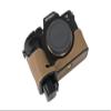 A7R V Case, BMAOLLONGB Handmade Genuine Real Leather Metal Bottom Half Camera Case Bag Cover for Sony Alpha A7R V with Hand Strap (Brown) view 2