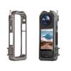 NUHFUFA Metal Bezel Case for Inta-360 X4, Aluminum Alloy Protective Cold Shoe Bezel Cage Compatible with Panoramic Action Camera X4 view 1