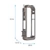 NUHFUFA Metal Bezel Case for Inta-360 X4, Aluminum Alloy Protective Cold Shoe Bezel Cage Compatible with Panoramic Action Camera X4 view 2