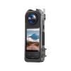 NUHFUFA Metal Bezel Case for Inta-360 X4, Aluminum Alloy Protective Cold Shoe Bezel Cage Compatible with Panoramic Action Camera X4 view 3