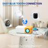 PVO Projector WiFi Portable Mini Projectors 1080P, Phone Screen Can Be Mirrored to Video Projector via WiFi, Movie Projectors Compatible with Smartphone/ Tablet/ Laptop/TV Stick/PS/Type-C/USB Drive view 4