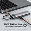 USB HUB Type C to Multi USB 3.0 4K HD PD 100W Port USB HUB Adapter Laptop USB Splitter USB 3.1 C HUB view 3