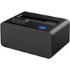 USB 3.0 to SATA Hard Drive Docking Station Pop Up Button, 2.5,3.5-inch HDD SSD Station UASP Support 10TB view 1