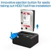 USB 3.0 to SATA Hard Drive Docking Station Pop Up Button, 2.5,3.5-inch HDD SSD Station UASP Support 10TB view 2