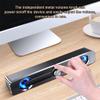 Computer Speaker 3W USB Wired Powerful Bar Stereo Subwoofer Bass Speaker Surround Sound Box for PC Laptop (Color : White) view 4