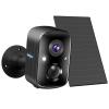 Hiseeu 2pcs Solar Security Camera view 3