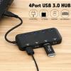 USB3.1 Hub HD+USB Adapter 3-in-1 Multi-Functional Laptop Splitter Converter Dock view 3