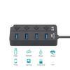 USB 3.0 Hub Splitter 4 Port High Speed Individual On/Off Switch AC Power Adapter for Laptop PC view 4
