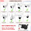 Power Cable and Plug-in Mount for Floodlight Cams Compatible with Floodlight Cam Wired Pro/Plus, Blink Wired Floodlight Camera, Electrical Box with 20ft Weatherproof Cable -(2in1 Mount and Cord Set) view 2