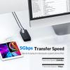 7 Port Powered USB 3.0 HUB BC1.2 Charger Splitter with Individual on/Off Switches and 12V/2A Power Adapter for PC Computer view 4